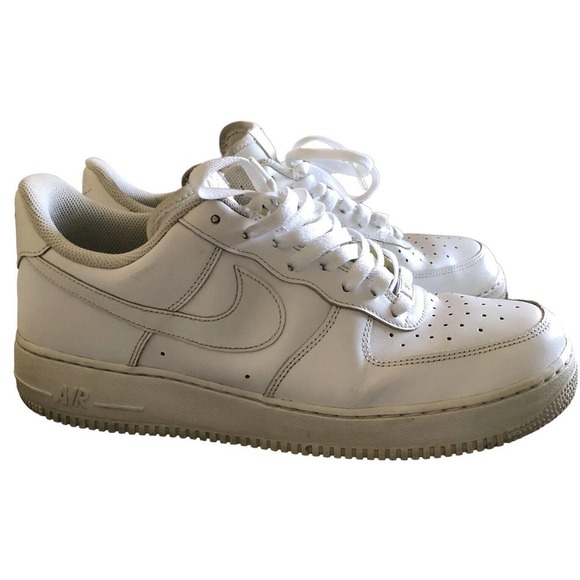 Nike White Air Force 1 ’07 315122-111 Mens Size 12 Sneakers Shoes Low main image 4